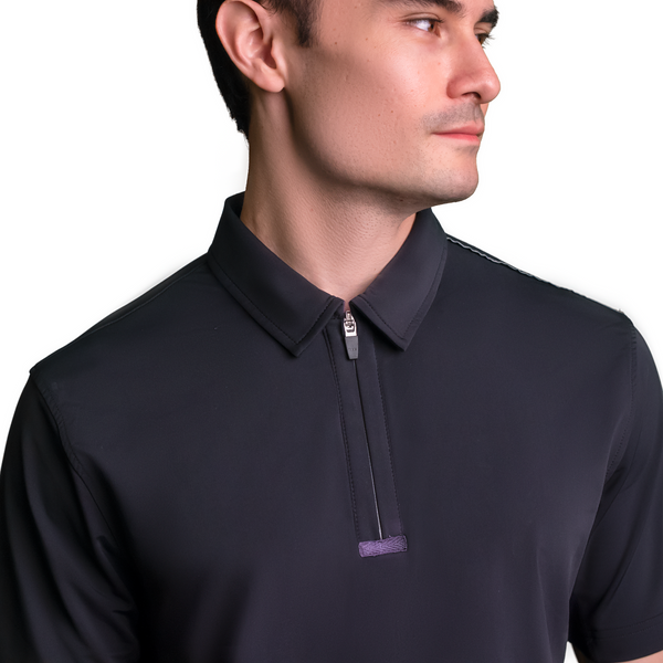 C'-Me "the Vic" Zip (Short Sleeve) Sport Shirt
